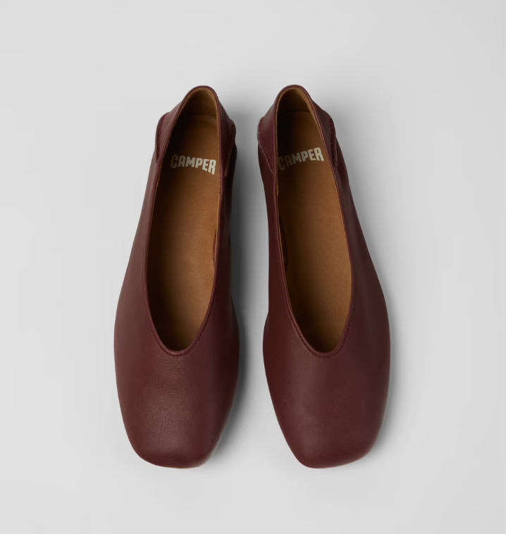 Camper Casi Myra Flat | Burgundy | Sko & Boot